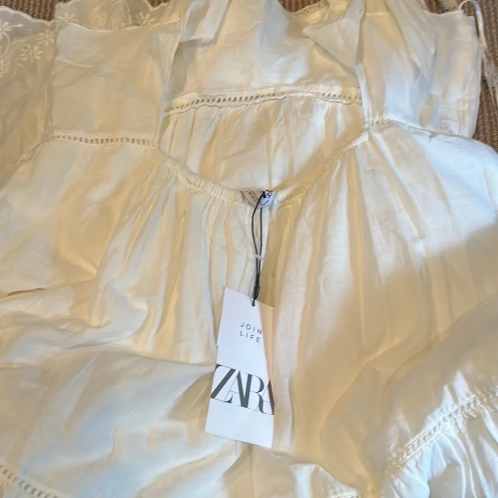 NWT ZARA cotten summer midi dress size XL - Picture 13 of 14